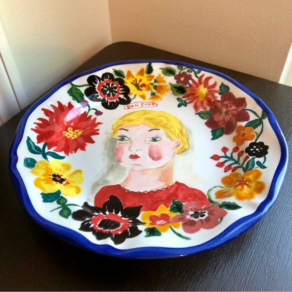 nathalie lete x anthropologie rare francophile plate - Picture 4 of 12